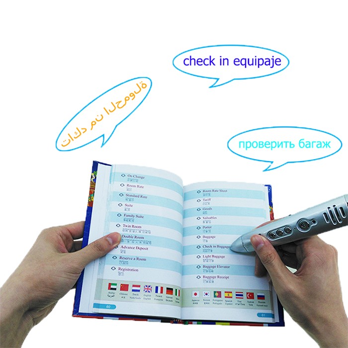 Portable Electronic Talking Pen Robot Pen