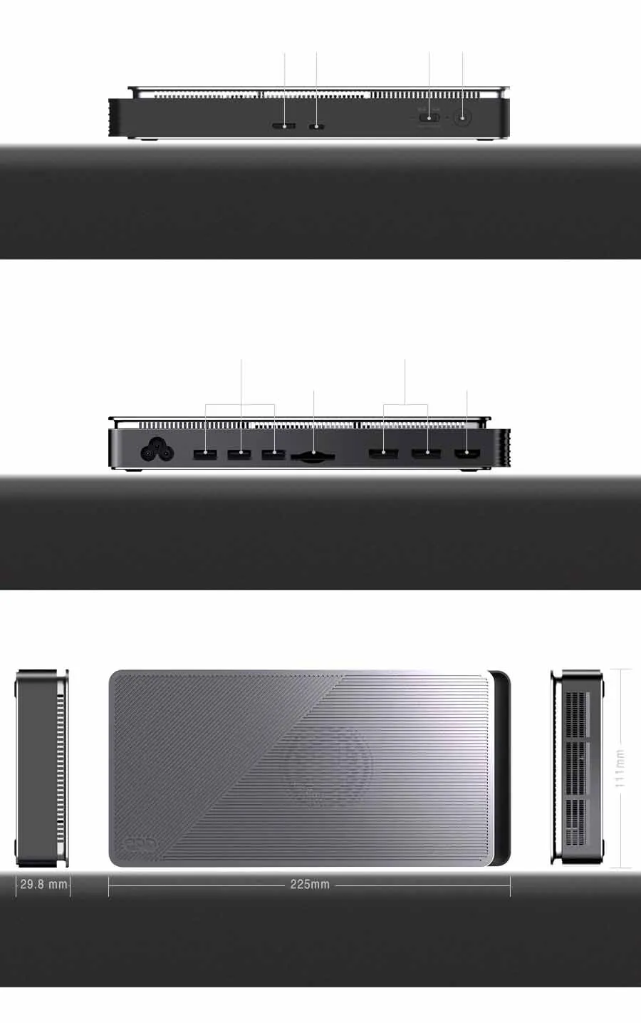 AMD Radeon RX 7600M XT GPD G1 8 Go