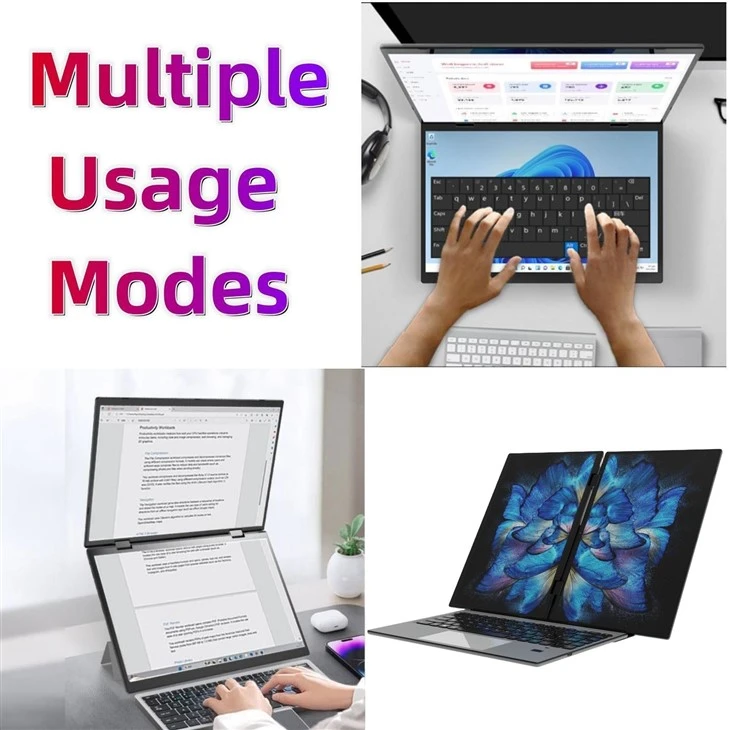 Dual Screen N95 Windows Laptops Notebook