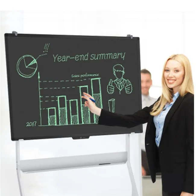 Tampon effaçable numérique de panneau d'écriture d'affichage à cristaux liquides de 58 pouces