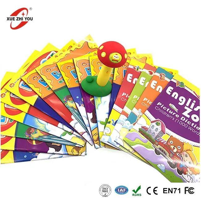 Stylo parlant magique avec des livres anglais