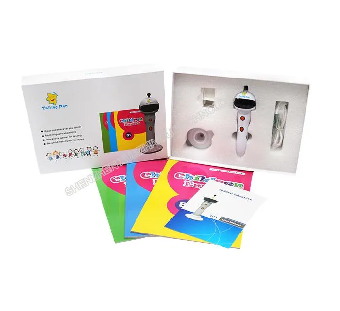 Livre de stylo anglais parlant d'éducation précoce