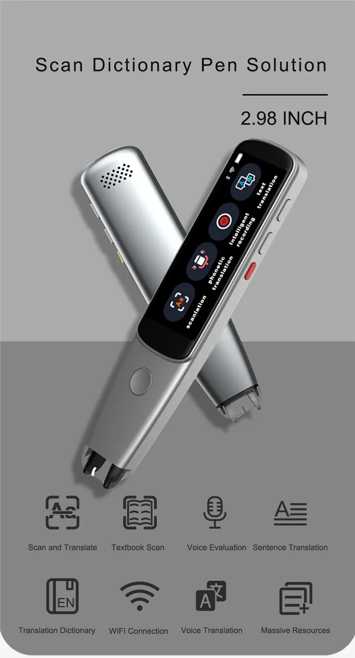 Nouveau lecteur de stylo électronique Advance Scanner pour apprendre la langue