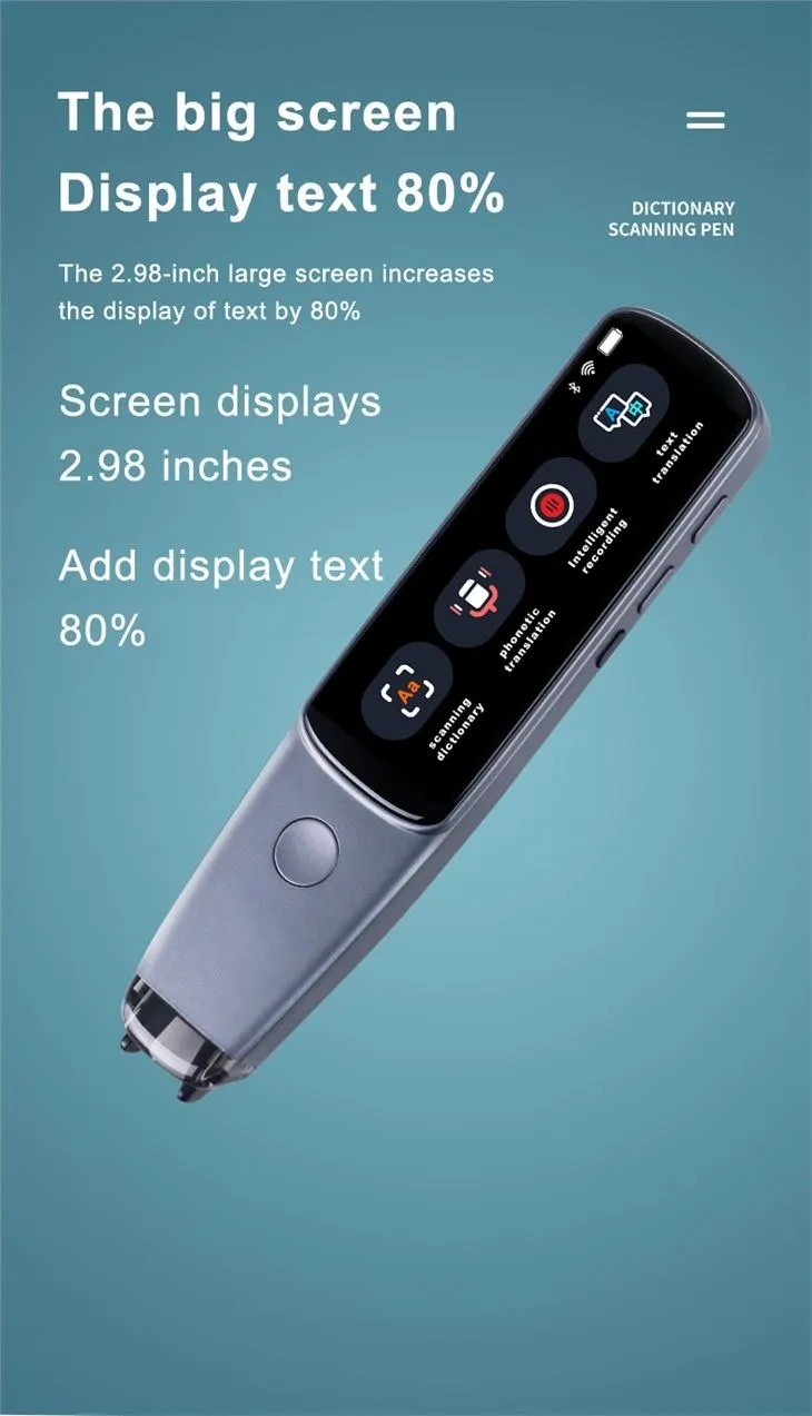 Stylo parlant, tablette PC, stylo de traduction de numérisation.