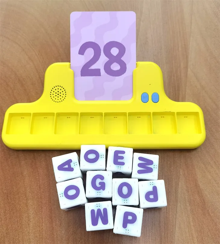 Éducation Lire des cartes flash bloquant les jouets